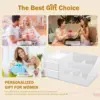 Makeup Organizer With Drawers Desktop Storage Box for Cosmetics Lipstick Brushes Lotions Eyeshadow 6