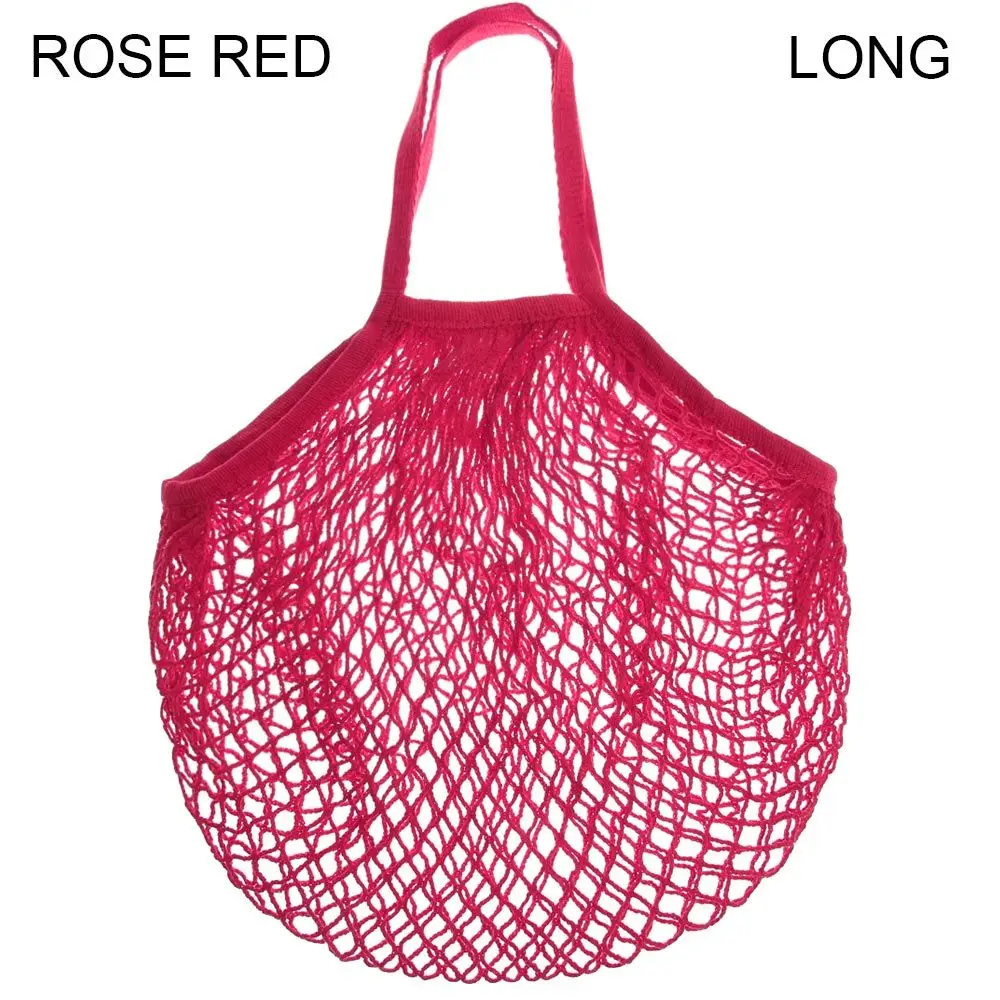 Eco-Friendly Reusable Cotton Mesh Tote Бag - Sustainable Woven Shopping & Storage Tote