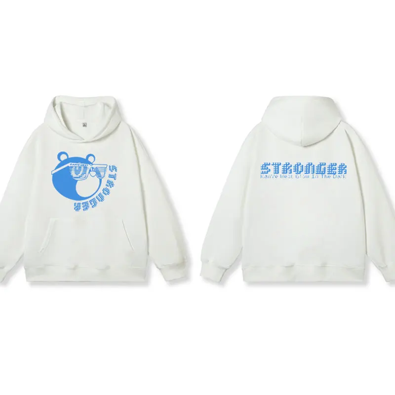 Rapper Kanye West Graduation 2024 Vintage Hoodie Oversized Sweatshirts Men's Women's Clothes Fashion Trend Hip Hop Hoodey Male