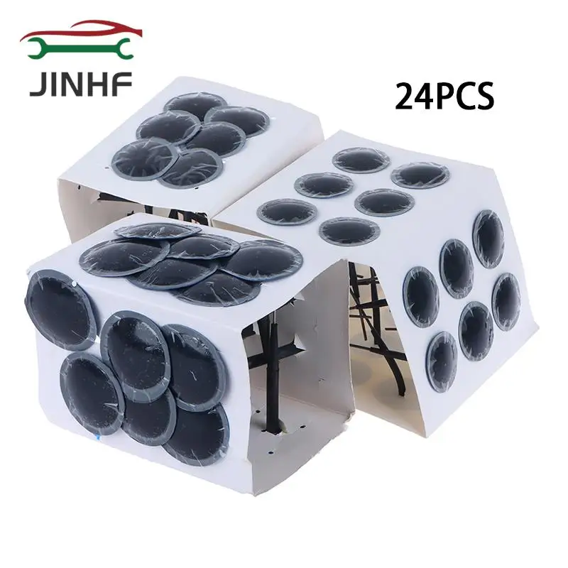 

24Pcs Pneumatic Mushroom Nail Film Car Tyre Cold Patch Film Rubber Stitching Machine Tire Wheel Repair Kit Integral Plug