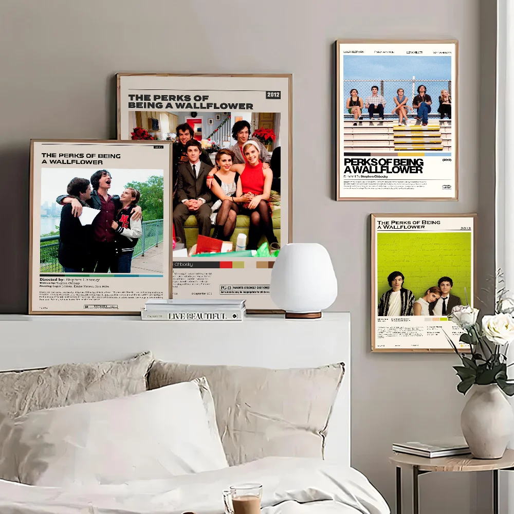 The Perks Of Being A Wallflower Poster Self-adhesive Art Poster Whitepaper Prints Posters Artwork Aesthetic Art Wall Painting