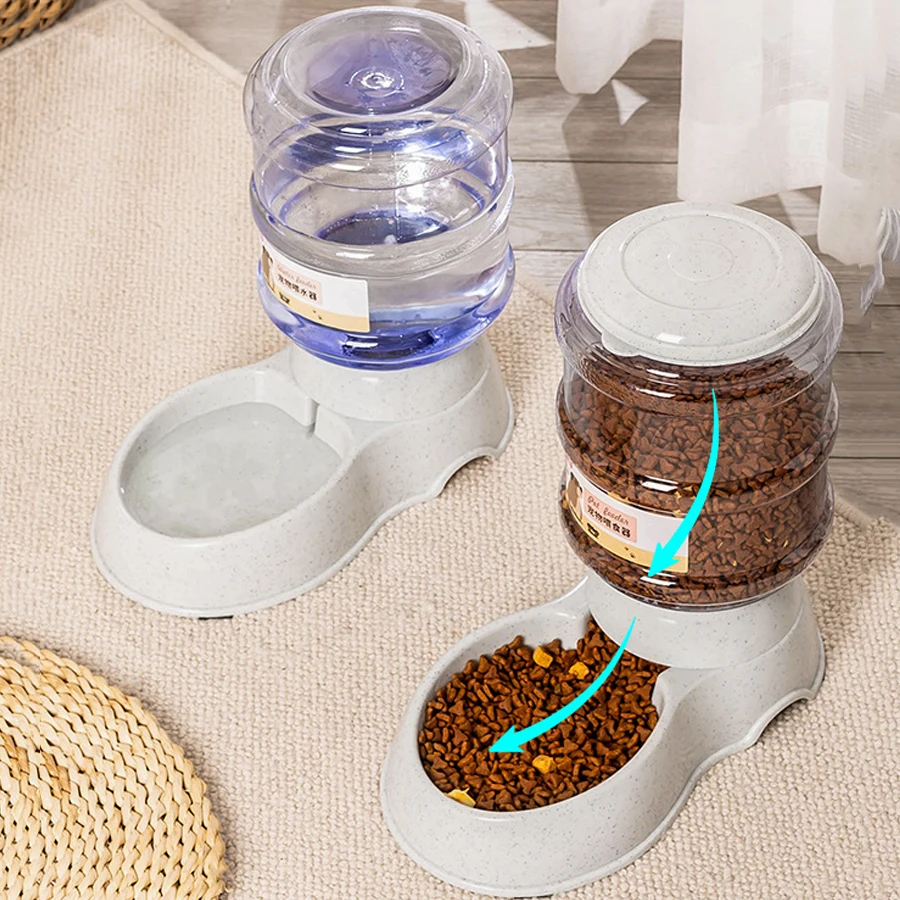 Automatic Pet Feeder Bowl Set 6
