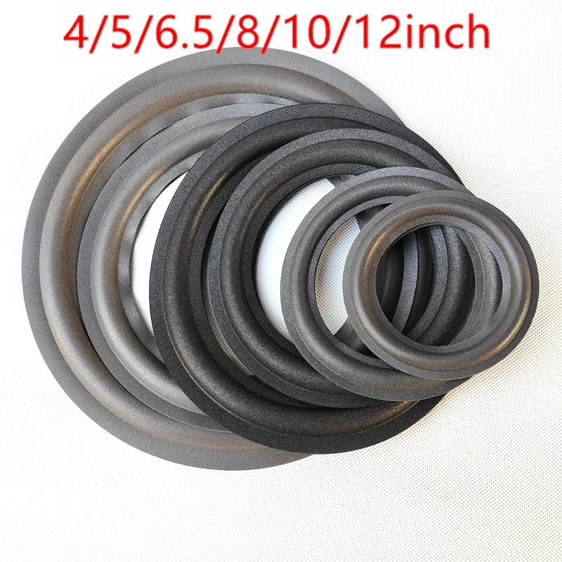 2PCS 4 INCH 5 INCH 6.5INCH 8 10 12 Speaker Foam Repair Folding Edge Ring Subwoofer Speaker Repair Accessories speaker repair accessories