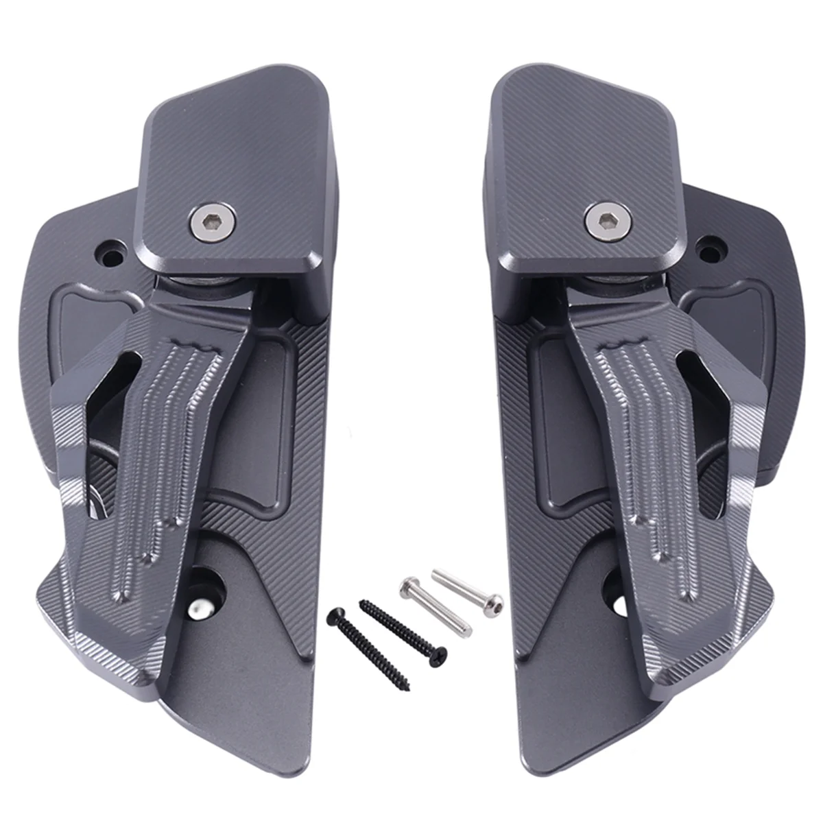 

Motorcycle Foldable Rear Passenger Footpegs Extention Foot Pedal Footrests for Vespa Primavera Sprint 125