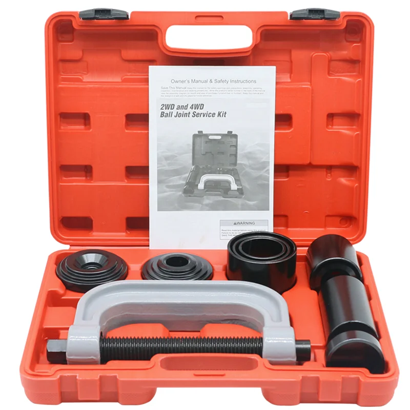 

Heavy Duty Ball Joint Press & U-Joint Removal Tool Kit with 4x4 Adapters, for Most 2WD and 4WD Cars and Light Trucks