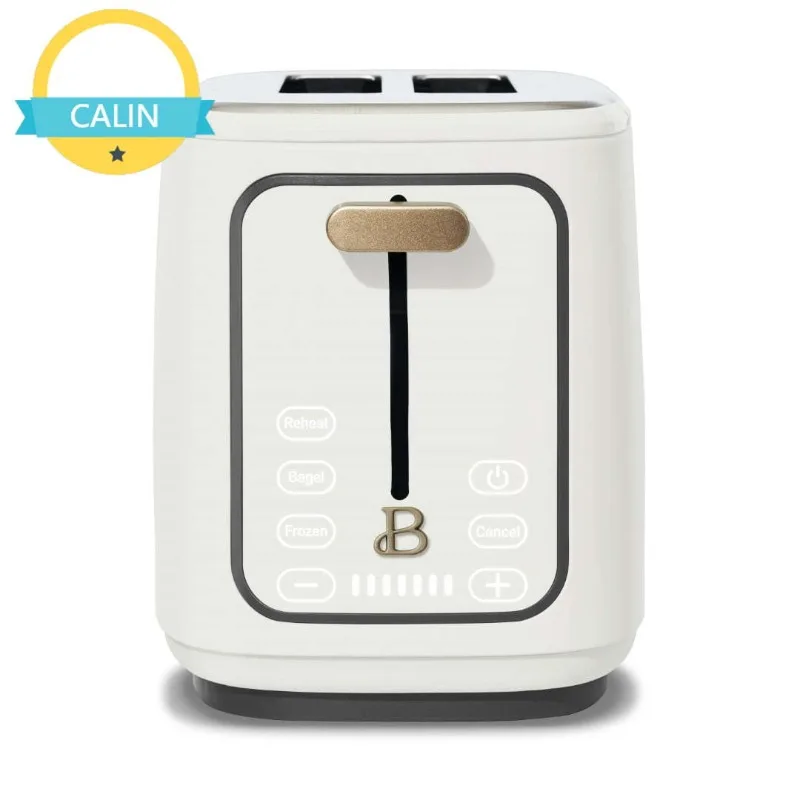 

Beautiful 2-Slice Toaster with Touch-Activated Display, White Icing by Drew Barrymore