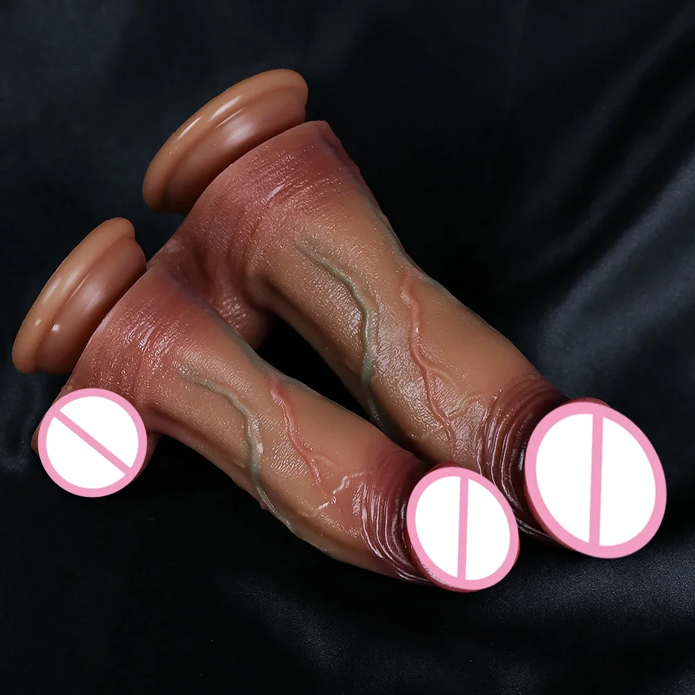 Realistic Silicone Penis Huge Soft Dildos for Women Masturbator Female Vagina Massage Anal Dick with Suction Cup Sex Product 18+