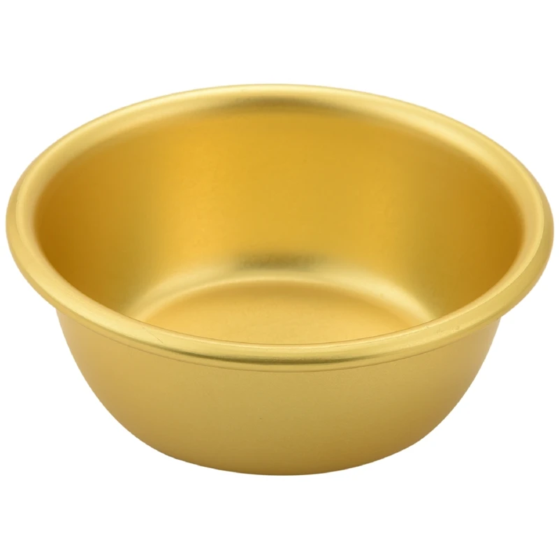 A15F-300ML Korean Rice Wine Bowl Light And Strong Aluminum Cup Perfect For BBQ Parties Camping And All Occasions, 4PCS