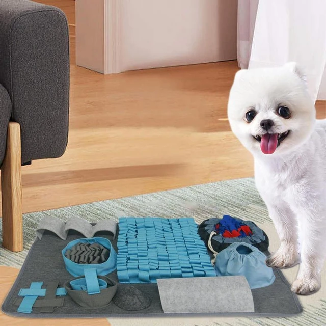 Sniff Mat For Puppies Interactive Dog Treat Puzzle Mat Sniffing