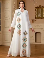 Eid Muslim Dress for Women Sequins 2025 Ramadan Jalabiya Party Dresses Abaya Long Robe Morocco Dubai Kaftan Vestidos Largos 2
