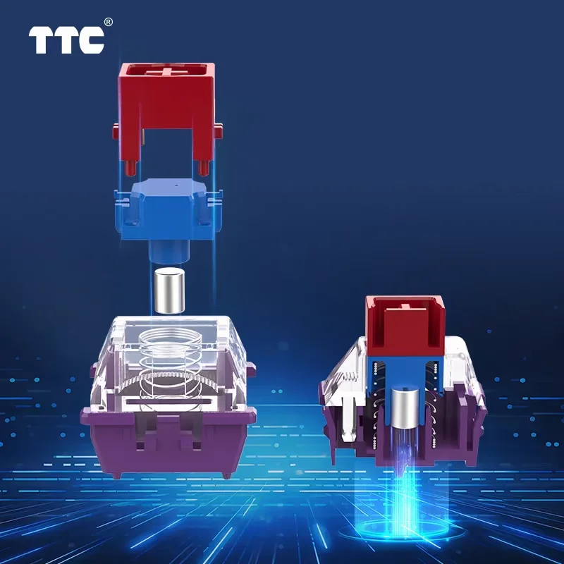 TTC HE 磁気キングスイッチ ホール効果スイッチ Wooting 60HE TTC HE 磁気キングスイッチ ホール効果スイッチ Wooting 60HE