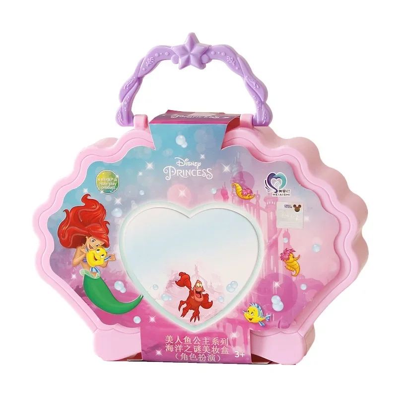 Disney Princess frozen 2 Original real Makeup Toy Set  Girl Gift Playhouse Fashion Toys 5