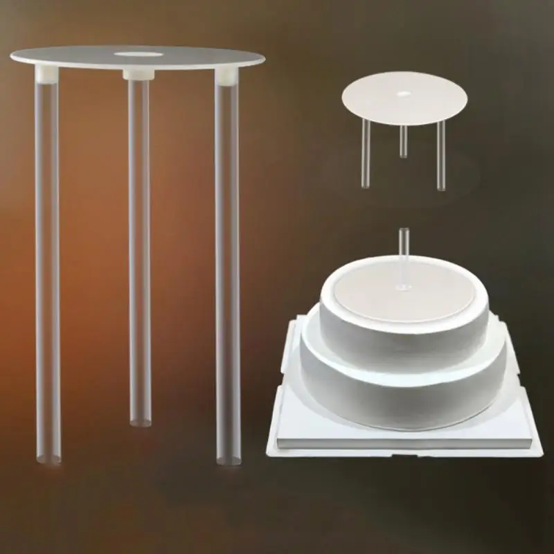 4/6/8/10inch Multi-layer Cake Support Cake Decorating Stand Frame Round Dessert Support Spacer Piling Bracket Tool pastry tools