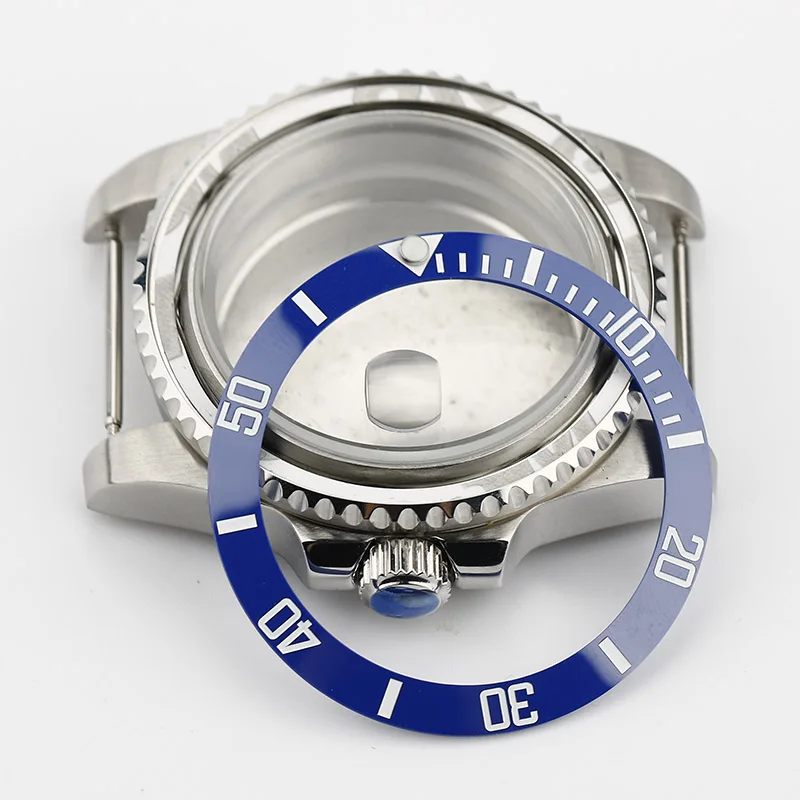 Ceramic/Alloy Watch Bezel Insert with Engraved Numbers for Men's Automatic Watches