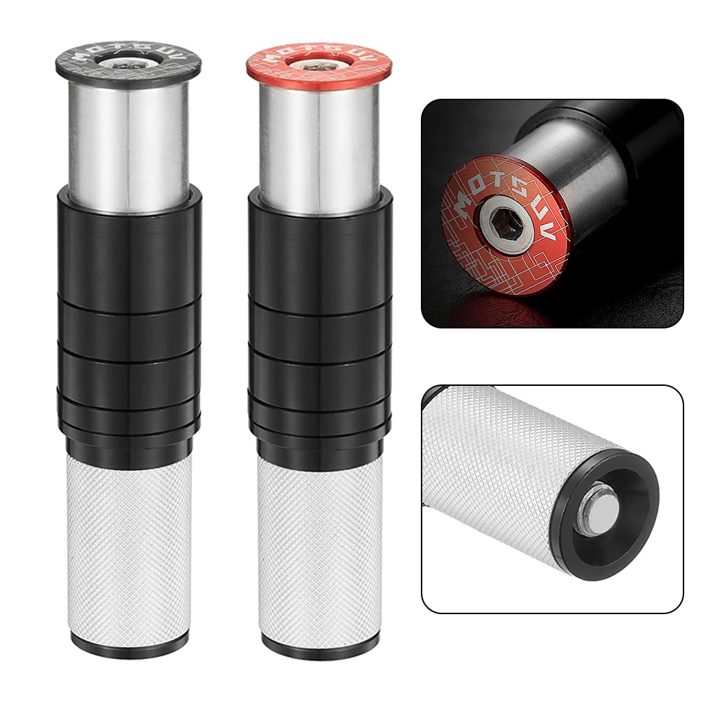 

Bicycle Hidden Stem Increaser Bike Fork Stem Riser Bicycle Fork Extender 28.6mm Aluminum Alloy Stem Increaser Cycling Parts