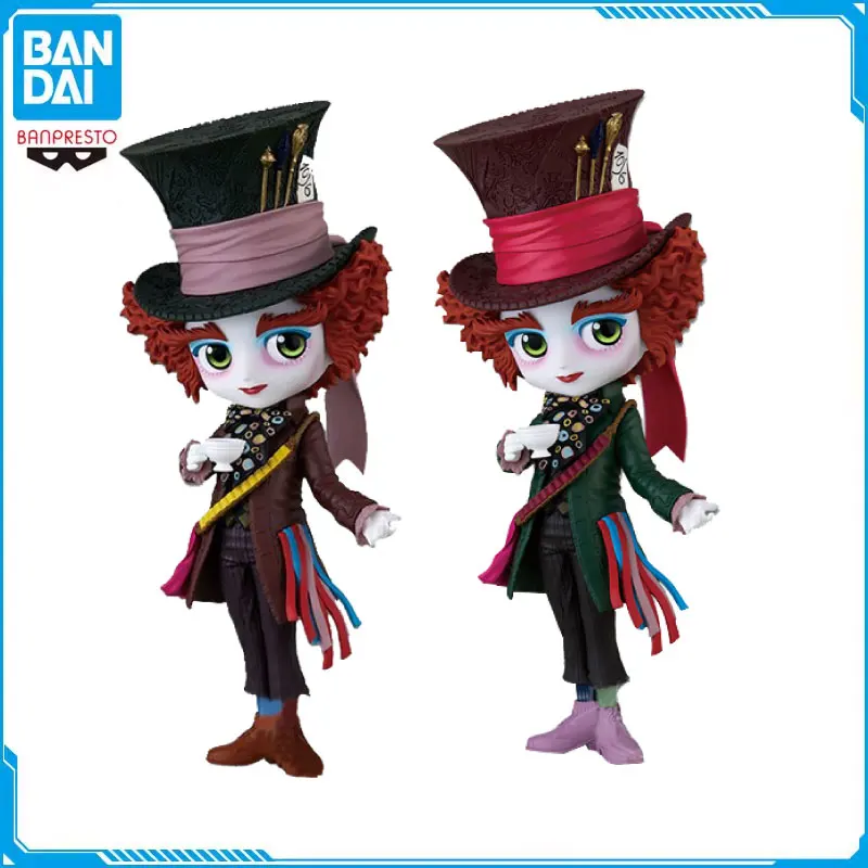 

BANDAI Original Disney Alice in Wonderland Mad Hatter Anime Action Figure Hobbies Collectibles Model Toys Boy Gifts Ornaments