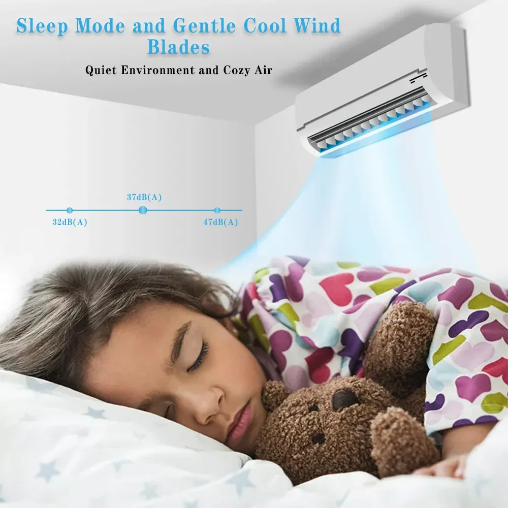 18000Btu 1.5 Ton Wall Mounted AC Inverter Mini Solar Air Conditioner Home Solar Mini Split Air Conditioner 3