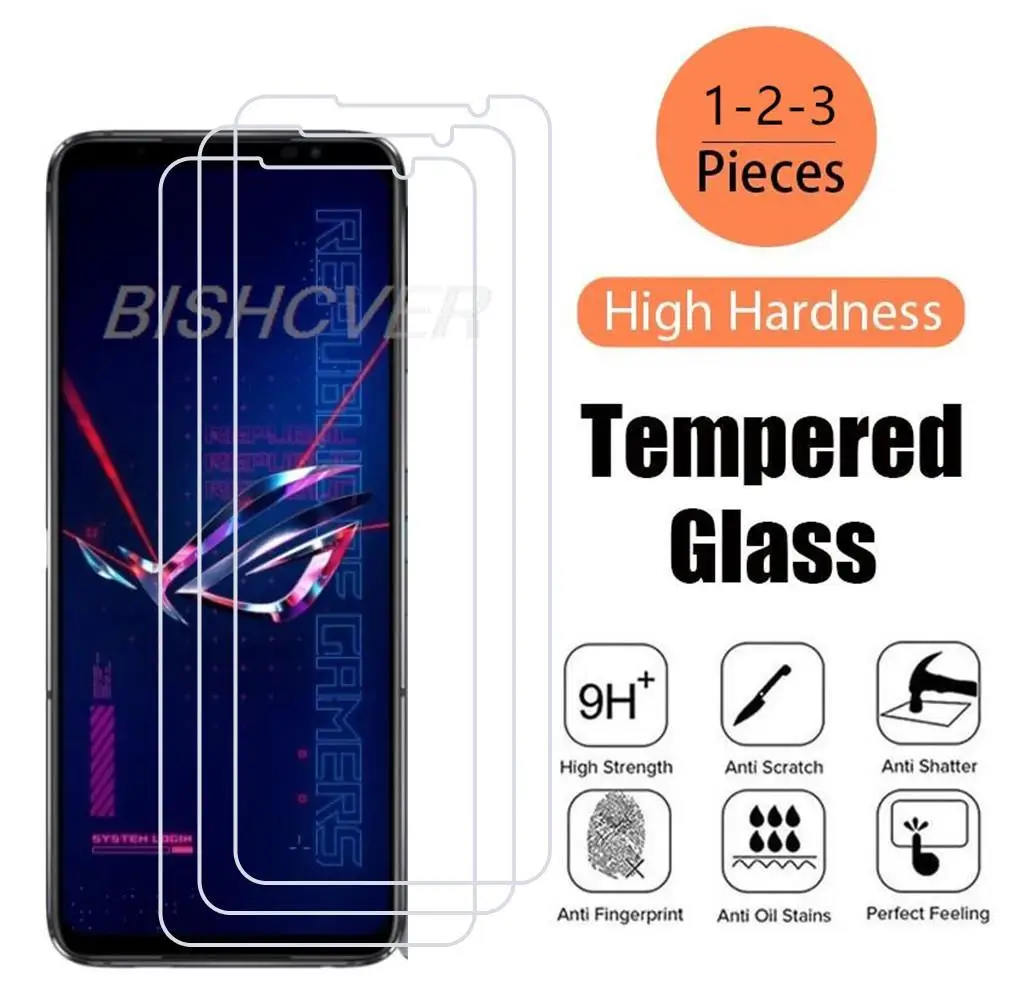 

9H HD защитное закаленное стекло для ASUS ROG Phone 5 5s Pro Ultimate 6,78 дюймов ROG5 Phone5 защита для экрана Защитная крышка пленка