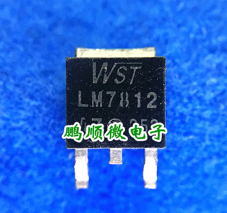 

30pcs original new WST LM7812 78M12 TO-252 three-end regulator