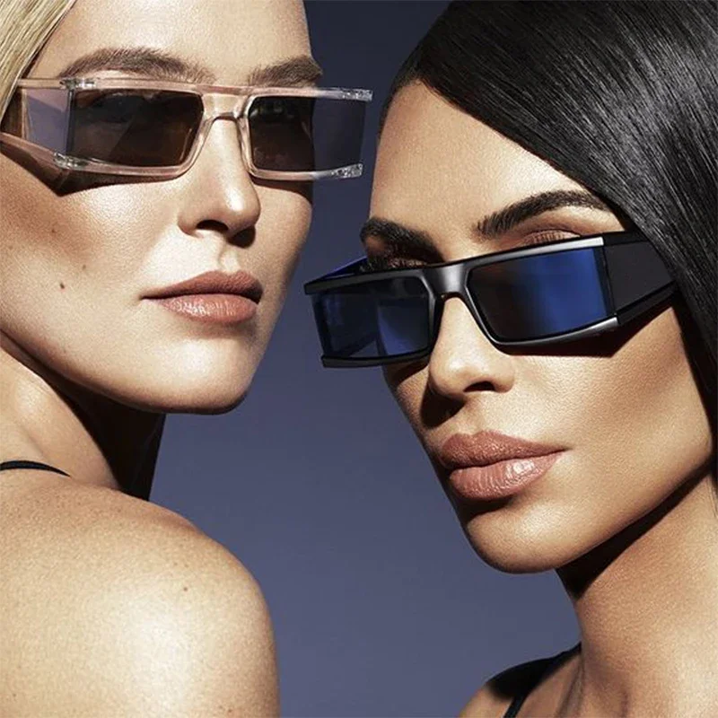 

Kenbo Eyewear Fashion Small Rectangle Retro Narrow Frame Sunglasses Vintage Square Women Man Trending UV400 Outdoor Sun Glasses