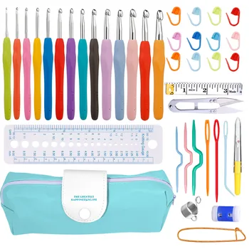 Colorful Rubber Handle Knitting Kit 1