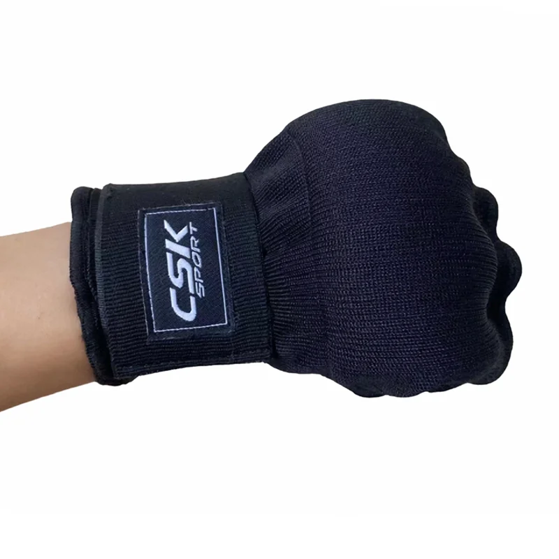 2pcs Boxing Gloves Thickened Sponge Protecting Fist Peak Boxing Training Gloves MMA Muay Thai Training Quick Wrapping Bandage