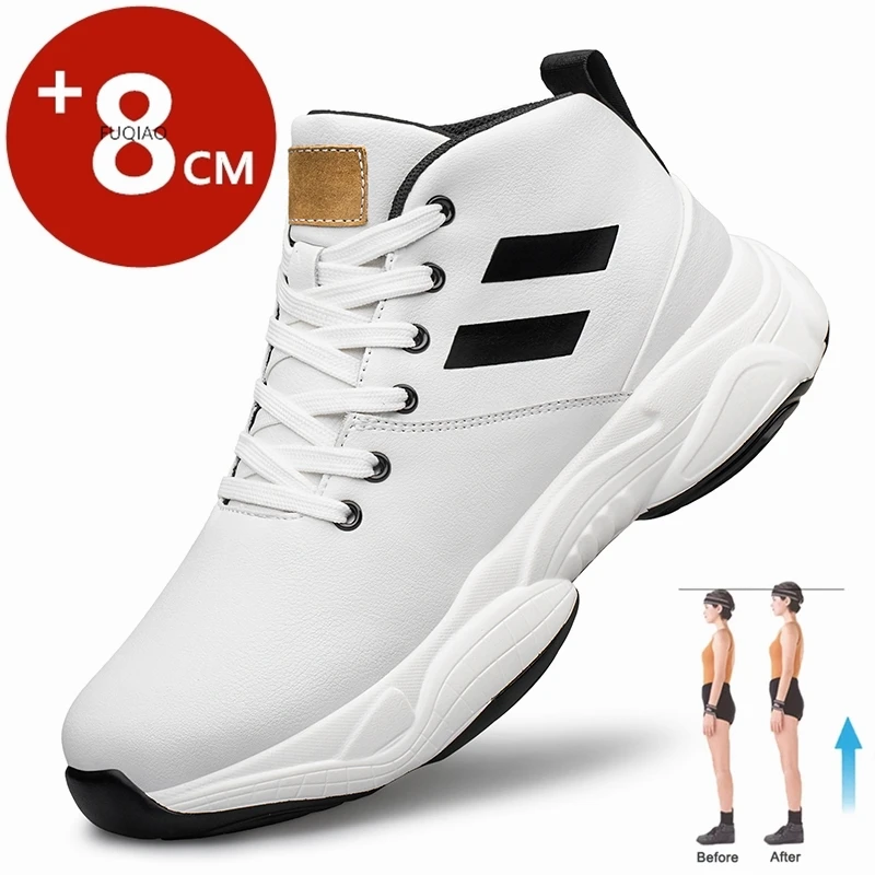 Men's Shoes With Inner Heightening Platform Platform Shoes