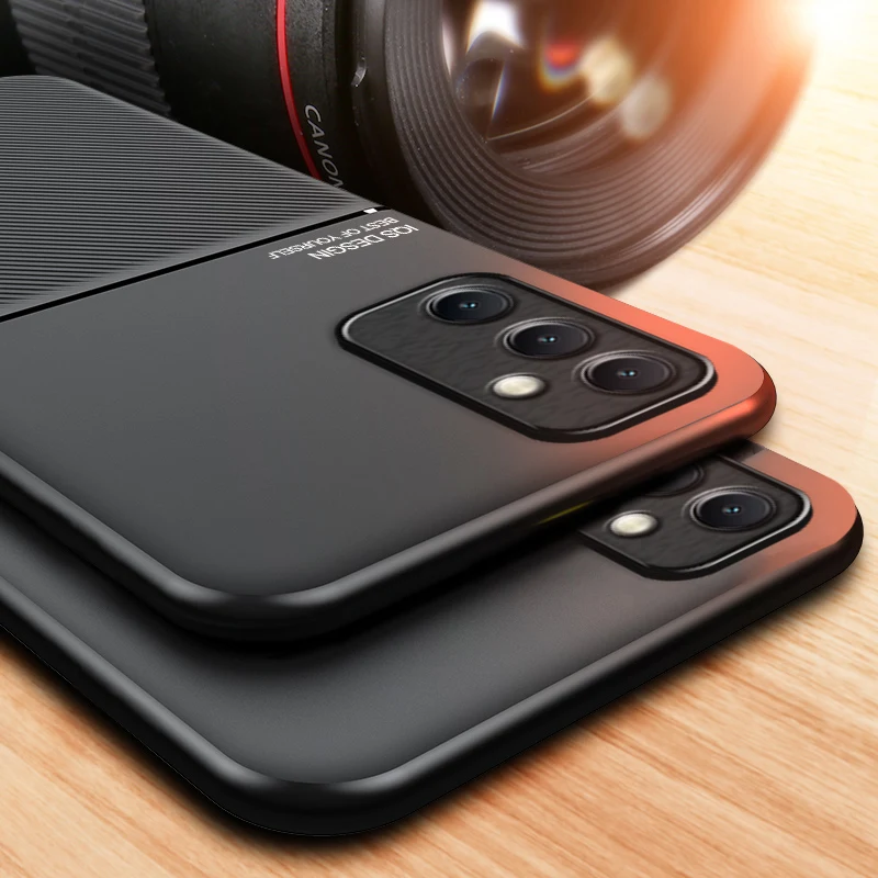 Til Samsung Galaxy A54 5G Taske Bilholder Plade Magnetisk Telefon Taske Til Samsung A54 a54 A 54 5g Blødt Silikone Læder Bagcover_voghion.com