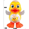 Electric Dancing Duck Funny Blink Eyes Flashing Light Shake The Body Cute Musical Cartoon Animal Educational Toy Children Gift 5