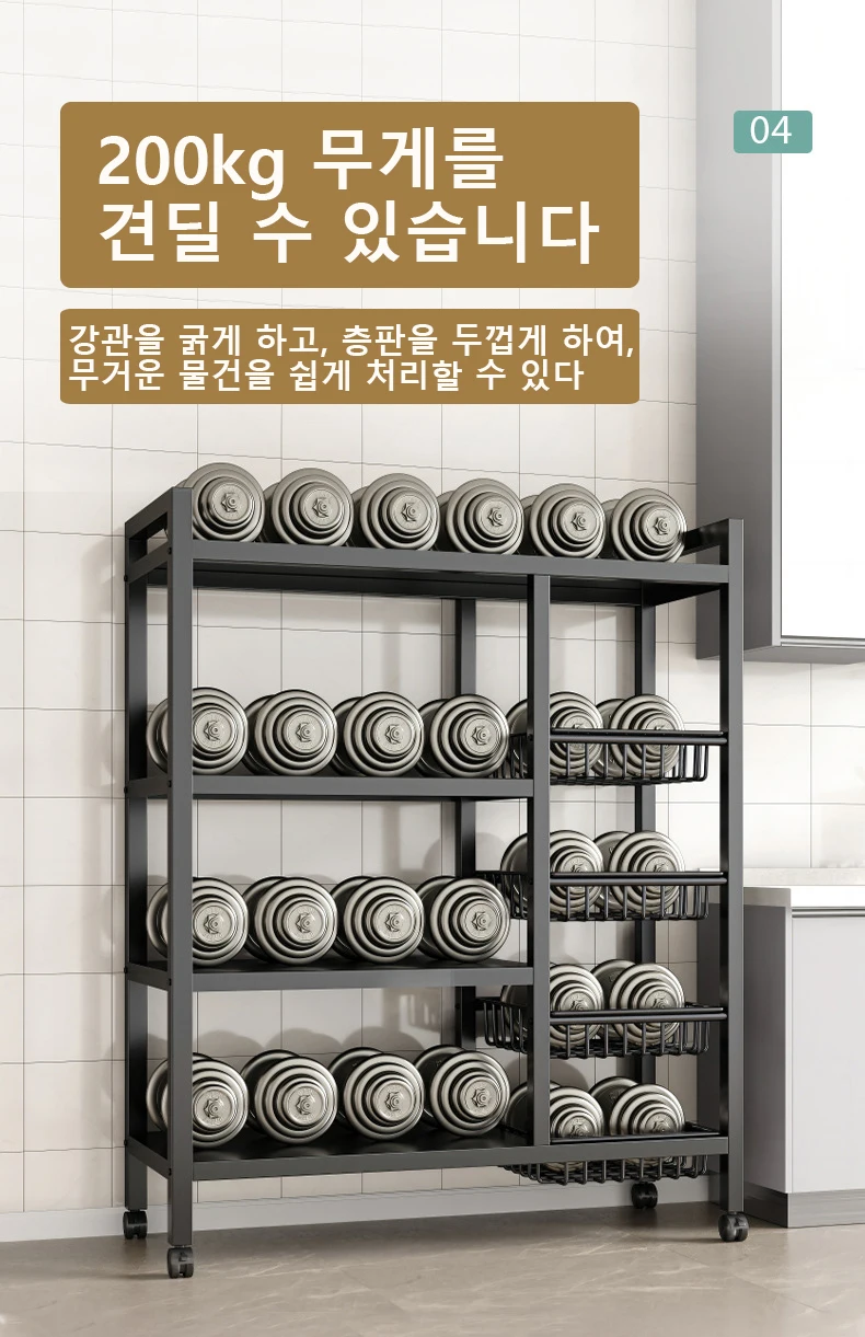 Multi-Layer Vegetable Basket Storage Rack Kitchen Shelving Floor To Floor Multifunctional Microwave Oven Rack Storage Shelf Rack