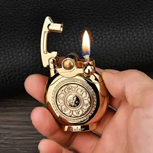 

New Creative Retro Lighter Metal Creative Lighter Valentine's Day Gift for Smoking Men Gadgets Household Flameless Lighter Cool