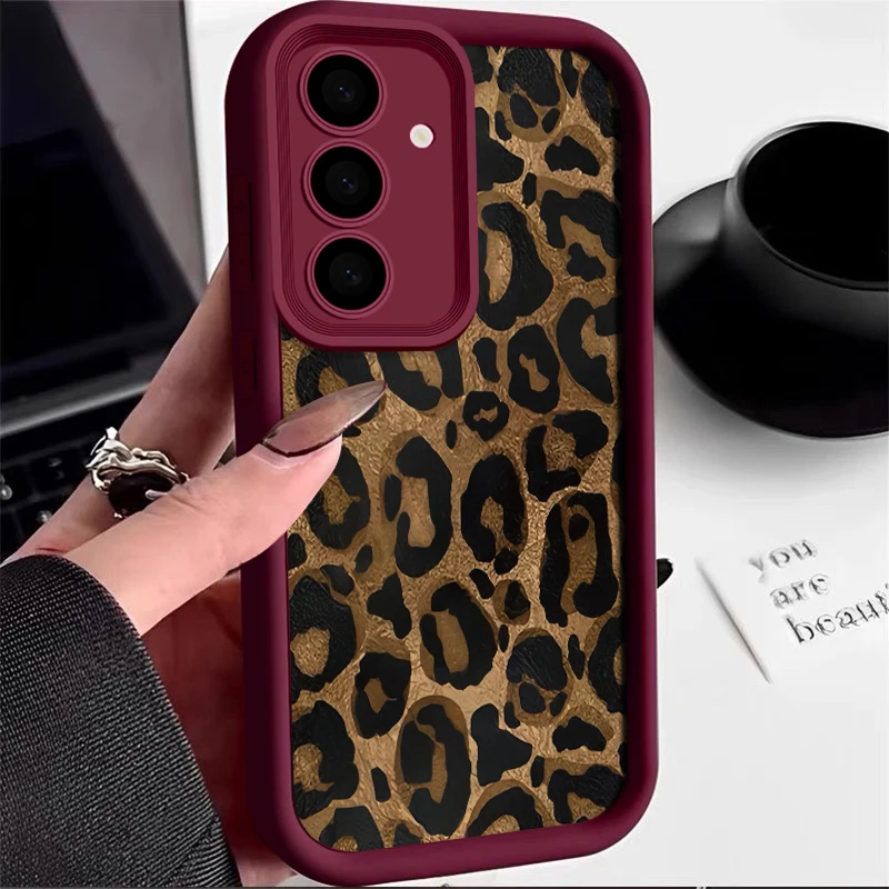 Luxury Leopard Print Graphic Phone Case Cover