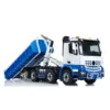 8x8 LESU 1/14 RC Hydraulic Dump Truck RTR Metal Chassis Remote Control Vehicle Roll Off Dumper Car Model with Hook Light Sound 3