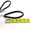 1pc Leather Cover Stainless Steel Wire Saw Wilderness Survival Outdoor Camping Hike Mini Hand Pulled Rope Saw Survival Equipment 2