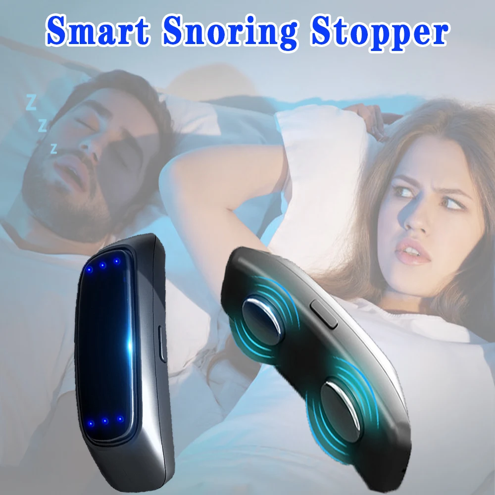 Smart Anti Snoring Device Pulse Snoring Corrector Sleep Aid Stop Snore