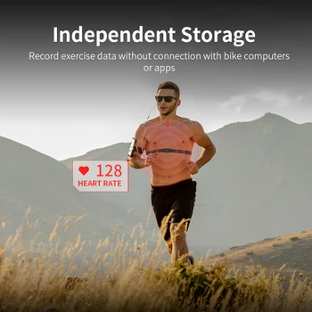 XOSS X2 Pro Heart Rate Sensor Independent Record Chest Strap HRM Monitor Bluetooth ANT+ Health Fitness Smart Bicycle Sensor 2