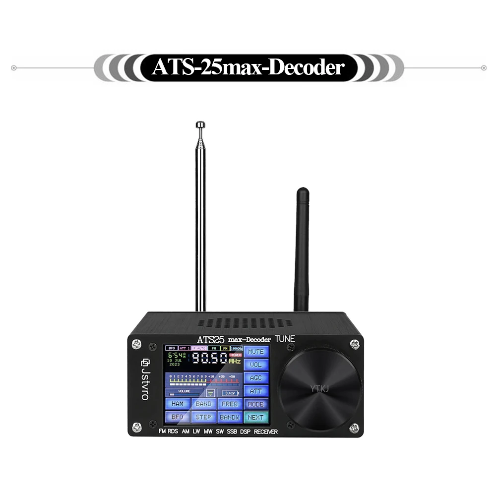 ATS-25max-Decoder Si4732 Radio LSB AM Receiver Support LSB AM USB CW DIGI FT8 CWR SYNC-L SYNC-U Mode