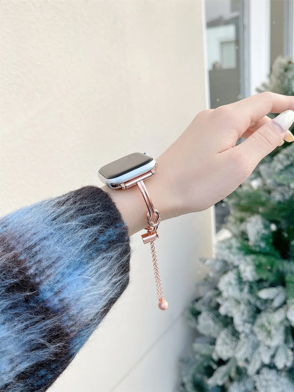Edelstahl-Schmuckarmband für iWatch Ultra 2 Se 9/8/7/6/5, modisches Uhrenarmband, 42/44/45/49 mm, 38/40/41 mm_voghion.com
