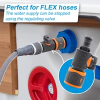 Adaptateur de remplissage de réservoir d'eau RV, Valve, accessoires de connexion d'eau pour caravane et camping-car, adaptateur de remplissage avec raccord rapide, 1 ensemble 5