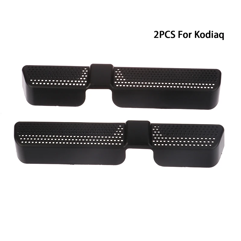 2 Stuks Voor Stoel Ateca Tarraco Koraq Kodiaq Onder Voorstoel Achter Footwell Luchtkanaal Uitlaat Ventilatie Grille Cover