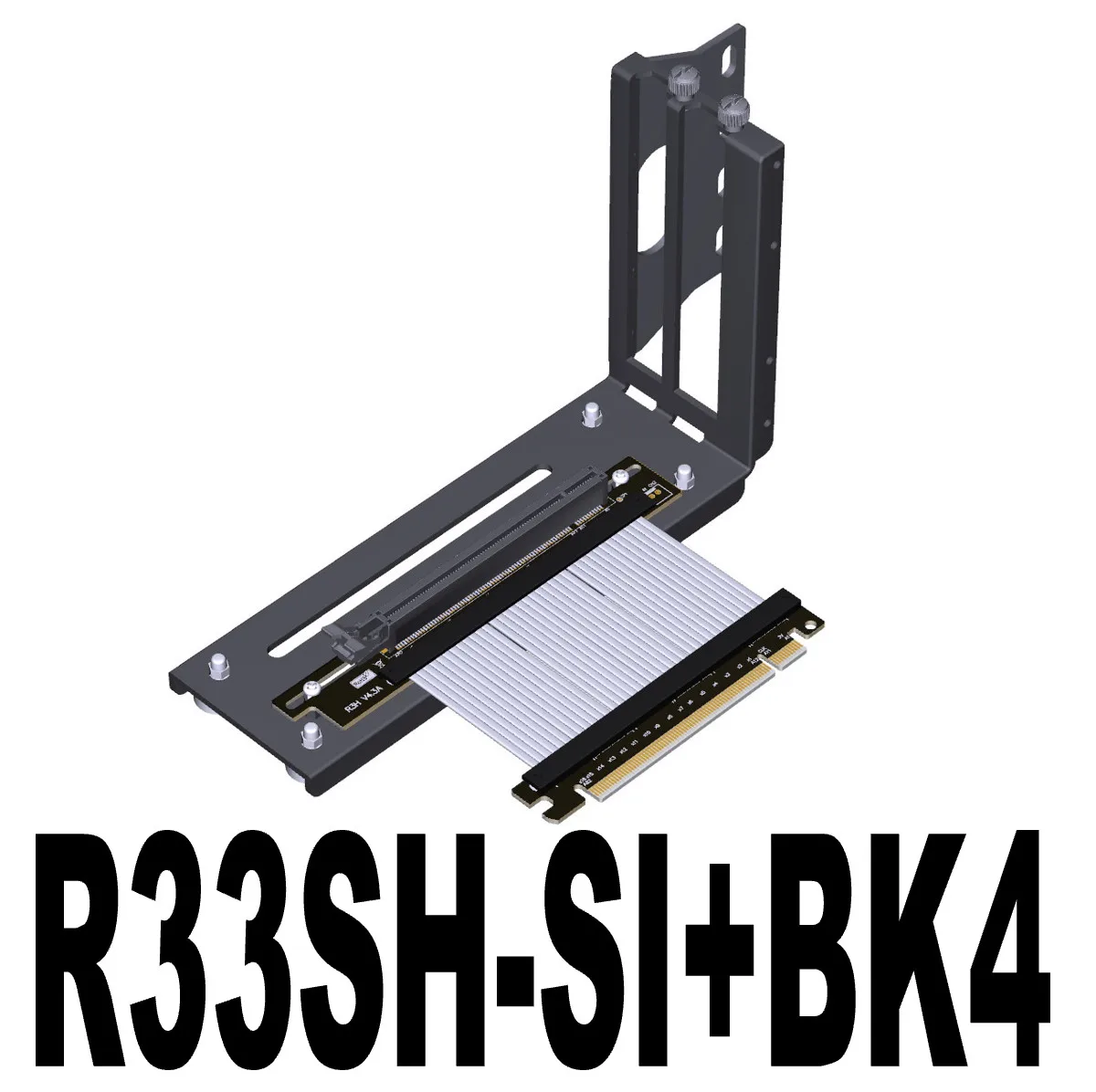 

Graphics card extension cable, graphics card vertical installation adapter, ATX chassis 90 ° flexible cable PCIE4.0 x16