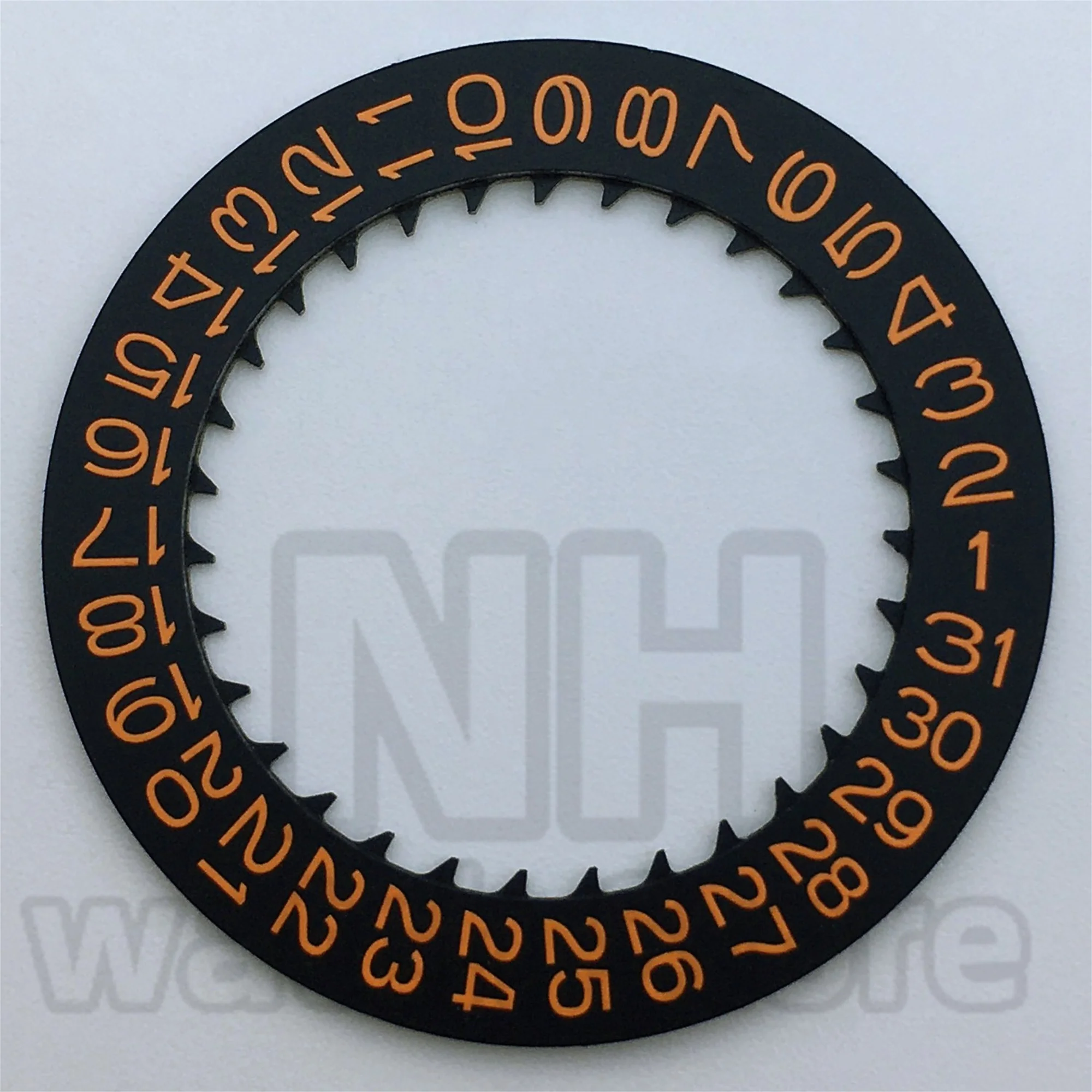 Luminous Watch Calendar Disc with Date Wheel for Modified Repair Tools - Black, White, Green, Blue Options