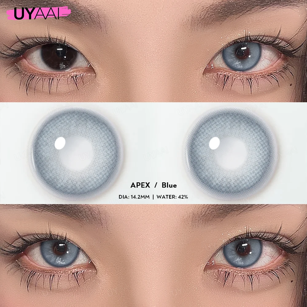Vibrant Cosmetic Color Contact Lenses – Green, Purple, and Blue