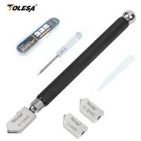 TOLESA Glass Cutter 2mm-20mm Kits, Glass Cutting Tool with Aotomatic Oil Feed and Box, Glass Cutter for Mirrors/Tiles/Mosaic 1