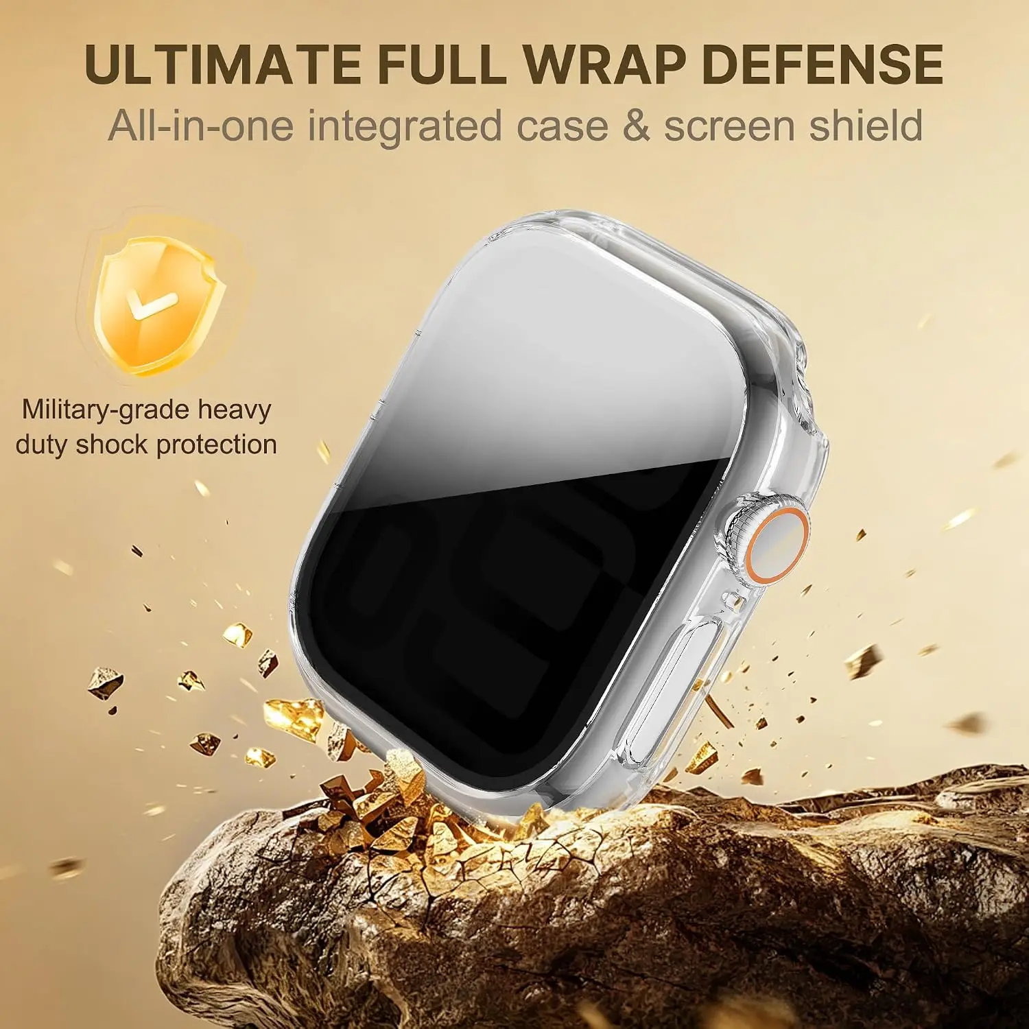 Premium Protective Tempered Glass Screen Protector Bumper Case
