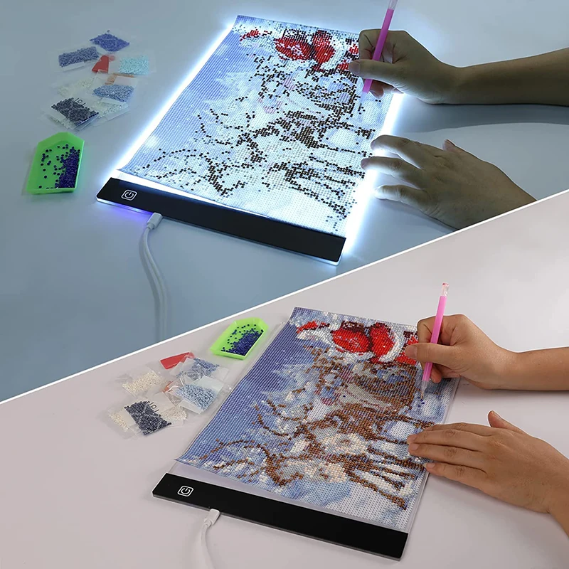 A4/A3 Portable Light Board three level dimming Magnetic Light Pad, Light  Table for Tracing, LED Light Drawing Board, Sketch Pad, - AliExpress