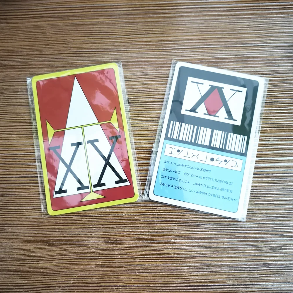 Anime Hunter License Card Cosplay Hisoka Kurapika Killua Zoldyck PVC Cards Collection Props
