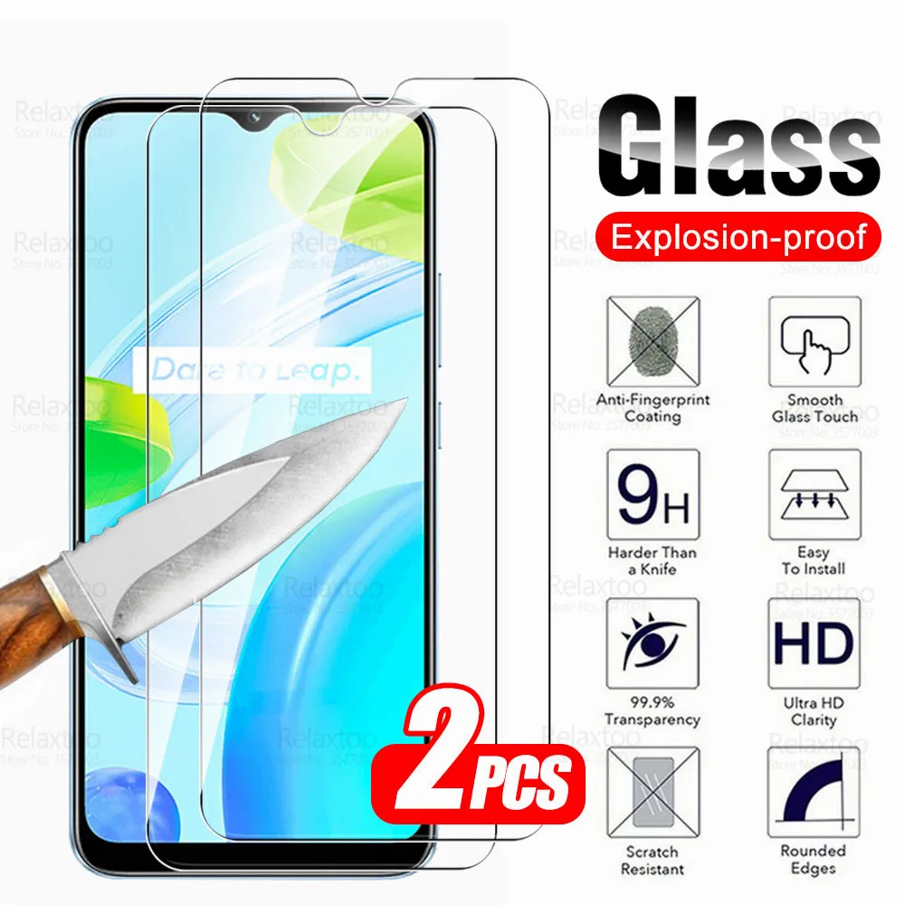 2 шт закаленное защитное стекло для Realme C30 Защитное стекло для экрана на RealmeC30 Realmy Realmi C 30 30C RMX3581 6,5 