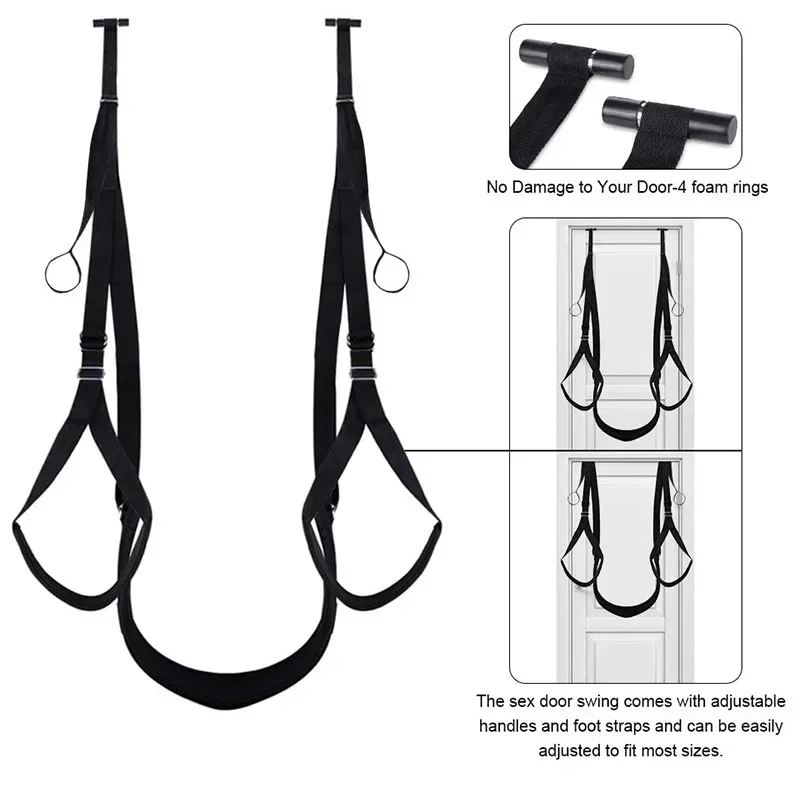 Sex Swing Adults Toys for Women Couples Sex Furniture Fetish Bondage Adult Games Seat Indoor Erotic Hanging Door Swing