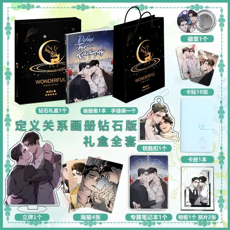 LLavero de cómic Bl de Corea, marcapáginas, tarjeta de felicitación, póster postal, definición de relación, libro de imágenes, no oficial